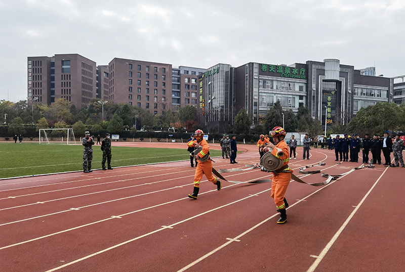 保卫处参加2021年度经开区多种形式消防救援队伍比武竞赛